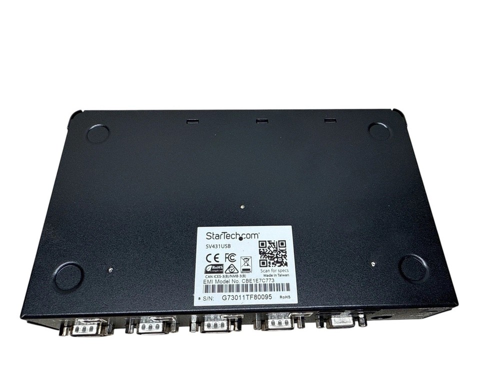 STAR TECH SV431USB 4 PORT PROFESSIONAL USB KVM SWITCH CBE1E7C773 UC3-2