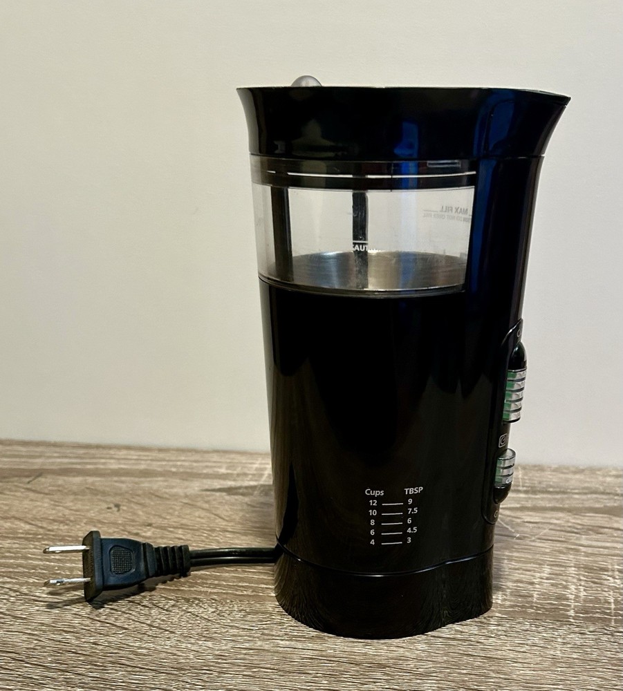 Mr Coffee Blade Coffee Bean Grinder Select Fine Med Course Auto Timer