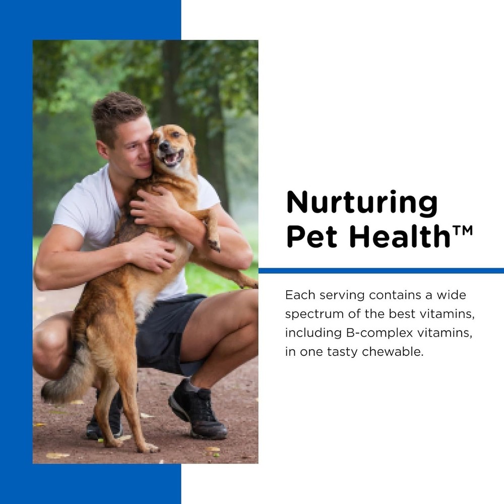 Nutri-Vet Multi-Vite Chewable Vitamins for Strong Bones & Immunity, 120 Count