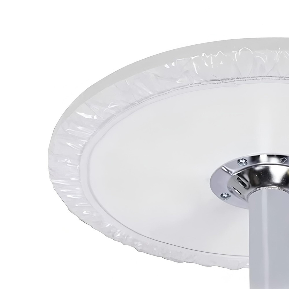 Clear Vinyl Fitted Tablecloth Elastic Edge 60 Inch Round