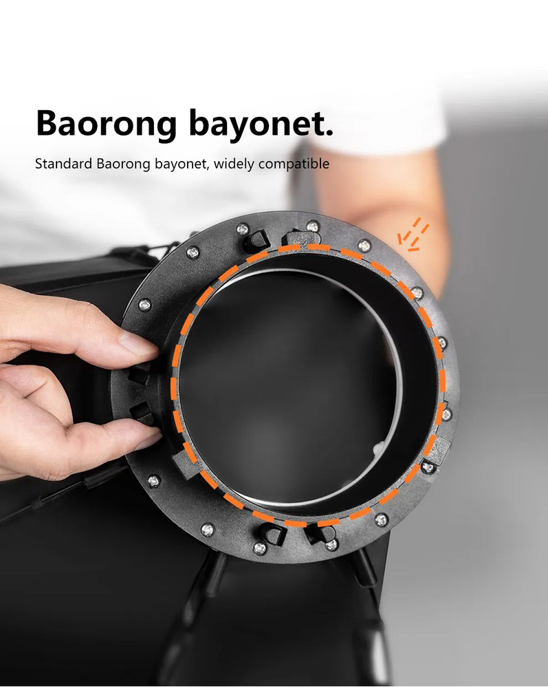 YONGNUO 55K 55cm Bowens Mount Softbox Diffuser for YNLUX100 Led Light Soft box