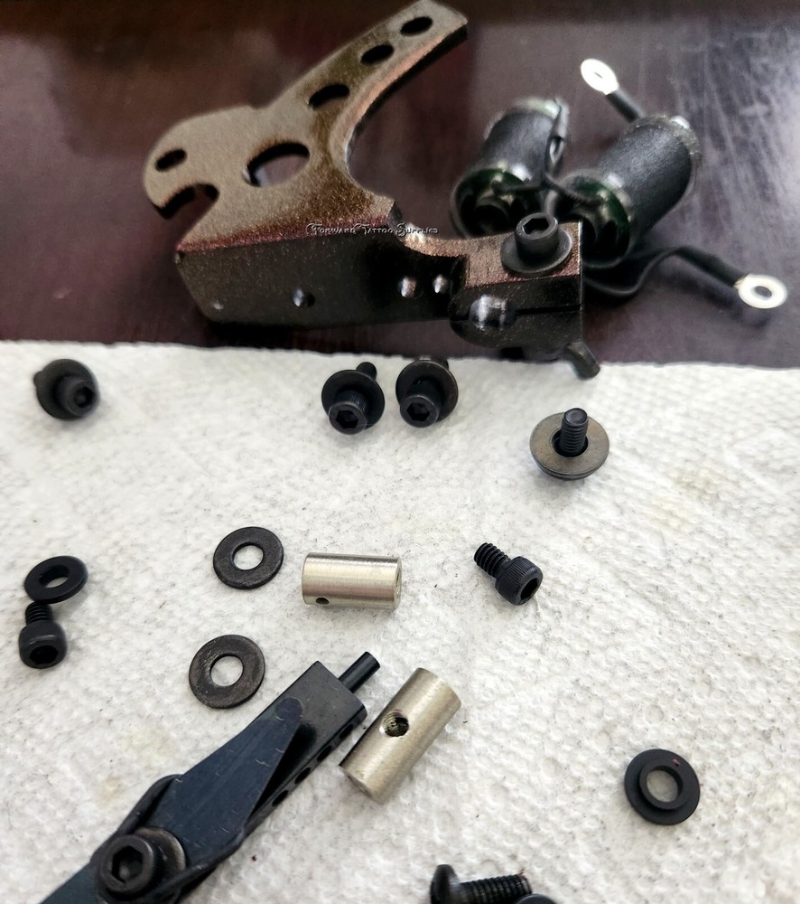 Red Galaxy Stinger Liner Tattoo Machine Handmade Medium-Soft Hit Short Stroke