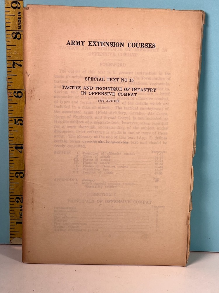 🔥1924 US Army Tactics & Technique Infantry Offensive Combat🔥