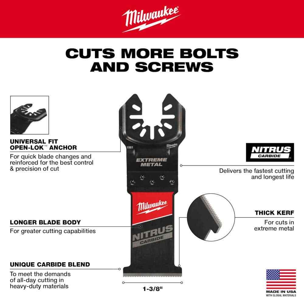 Milwaukee Oscillating Multi-Tool Blade Set (8-Piece)
