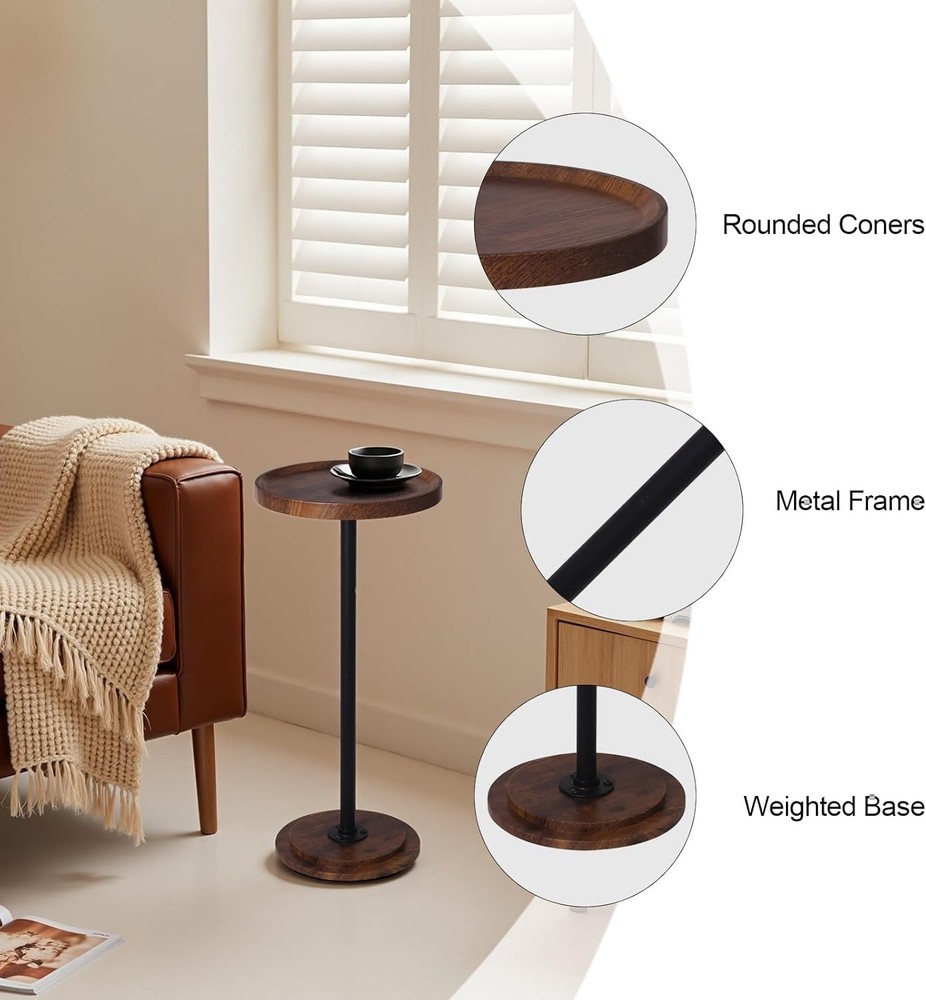 Home Dector Sofa Side Table Small Drink Table Small Spaces Coffee End Table W/