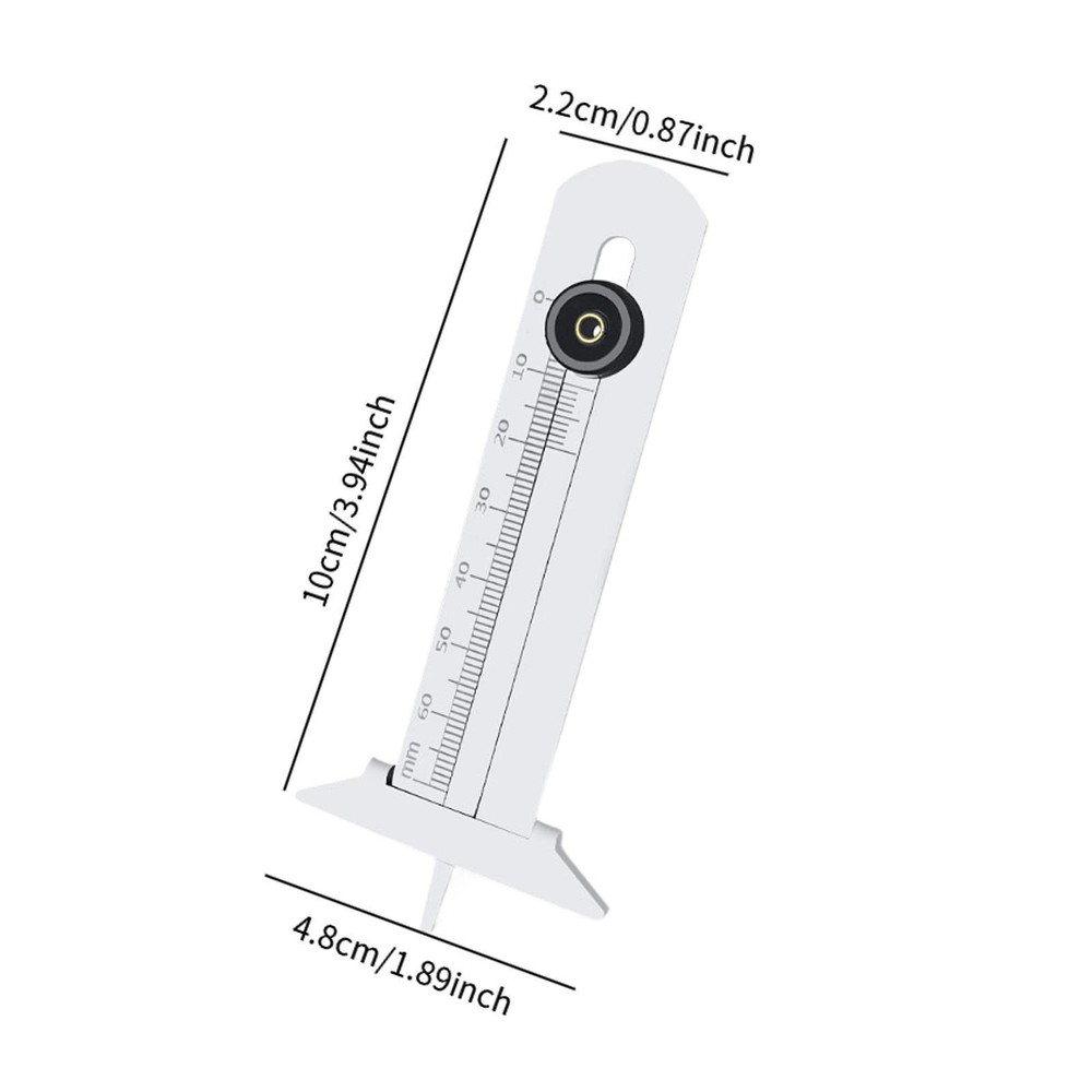 Tire Depth Gauge Ruler Thread Depth Gauge Tire Maintenance