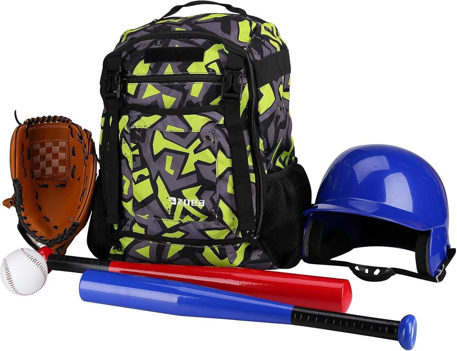 Youth , T-Ball & Softball Equipment & Gear for Youth, Large Capacity Holds 2 ...