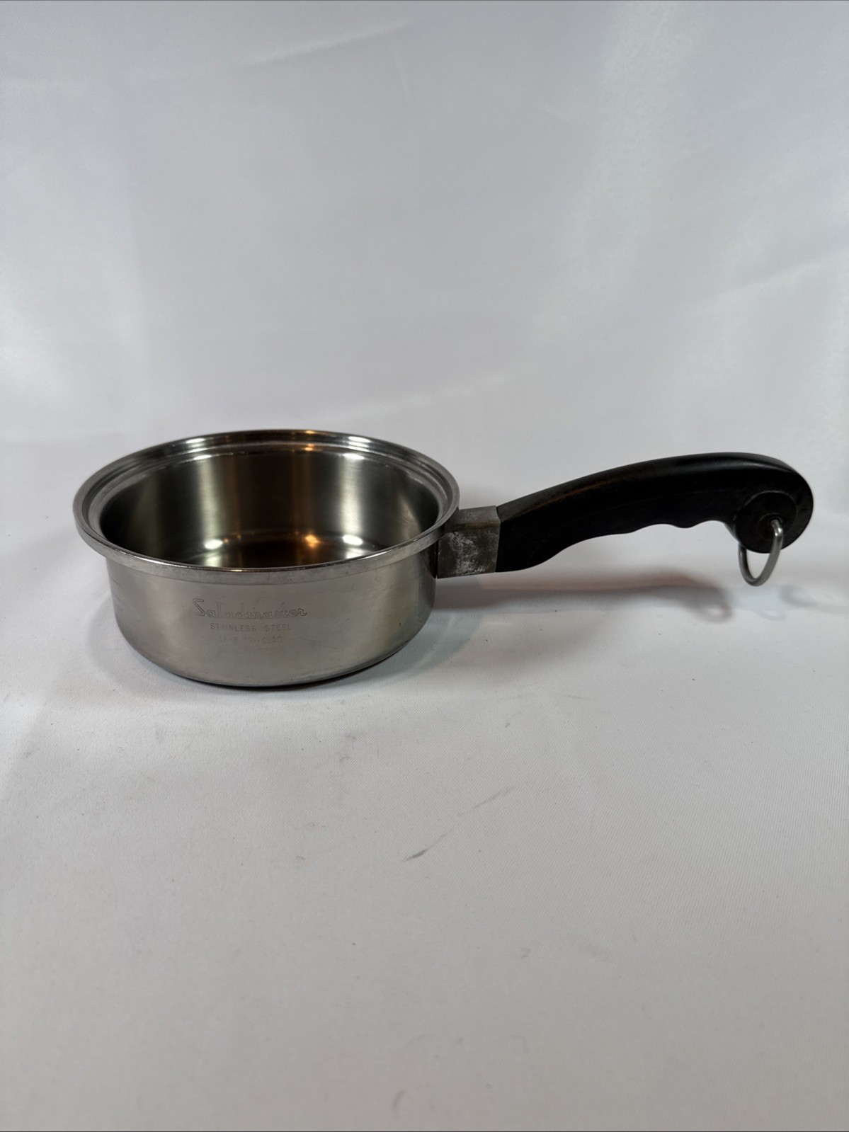 Saladmaster 1 Quart Sauce Pan 18-8 Tri-Clad Stainless Steel No Lid Dallas VTG