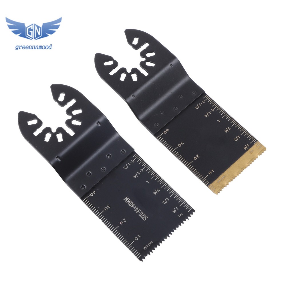 110 PCS Multitool Blades Oscillating Tool Blade Universal Titanium Saw Blades