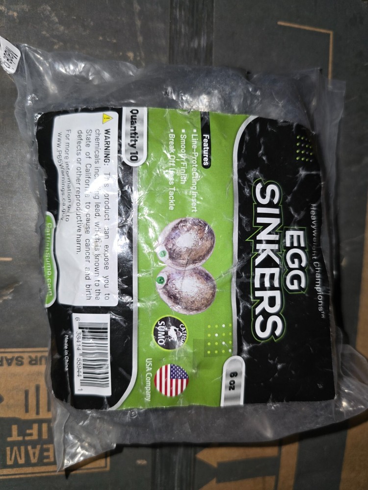 Catfish Sumo Egg Lead Sinker Weights with Line-Protecting Inserts to Guard