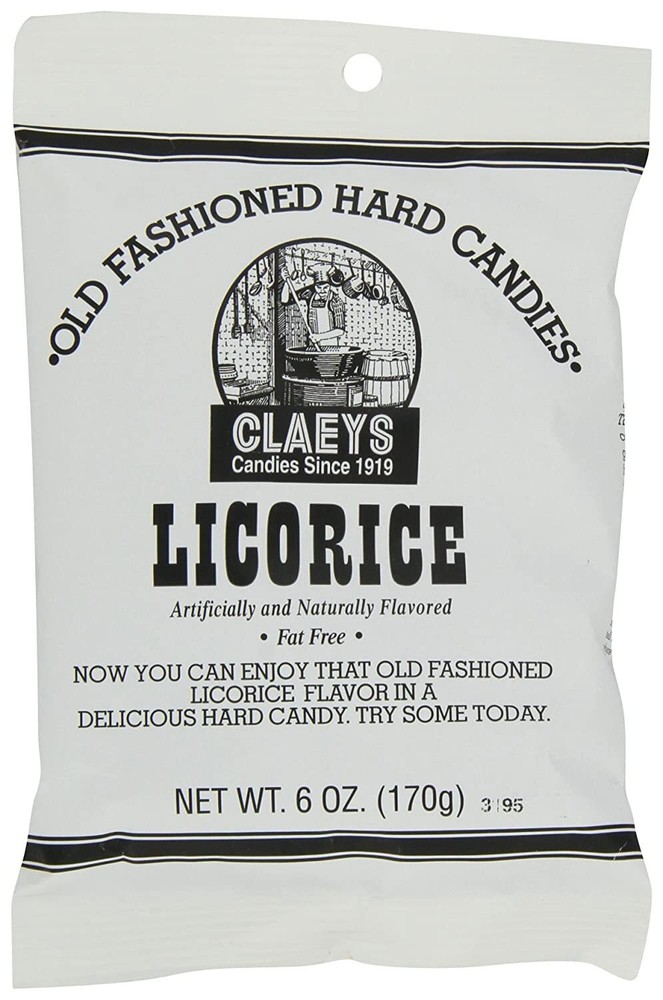 Claey's Licorice Hard Candy - 6 oz