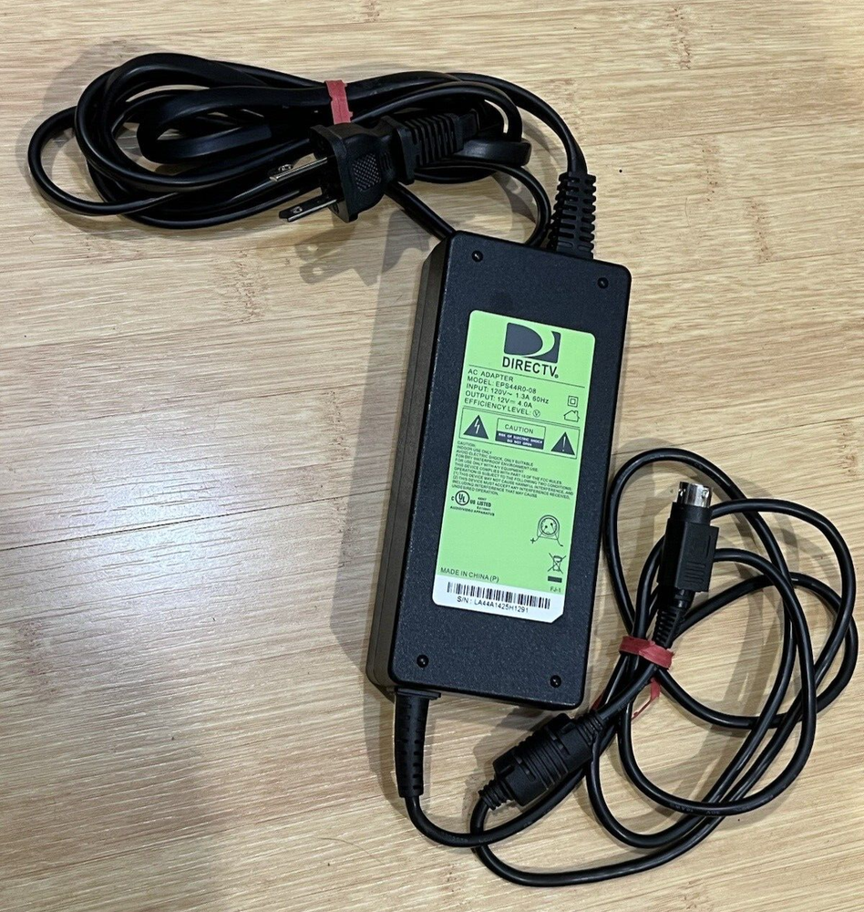 DIRECTV Model EPS44R0-08 AC Adapter 12V 4.0A Power Supply Cord