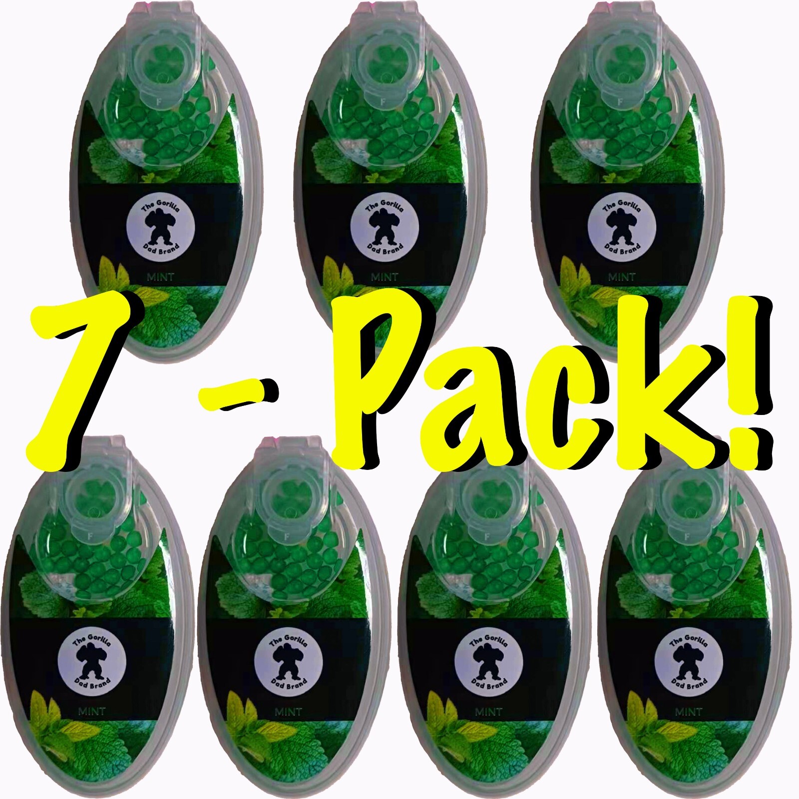 7 Pack Green Mint Bundle (100 pack boxes)