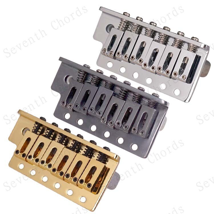 Thickened Block Base 6 String Saddle Single Tremolo Bridge for Electric Guitar