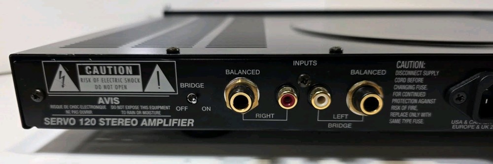 SAMSON SERVO 120 STEREO POWER AMPLIFIER- Fully Tested VGC