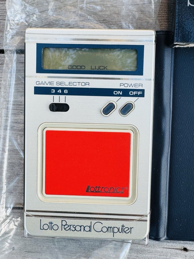 Lottronics Vintage Lotto Personal Computer Random Number Generator Retro Working