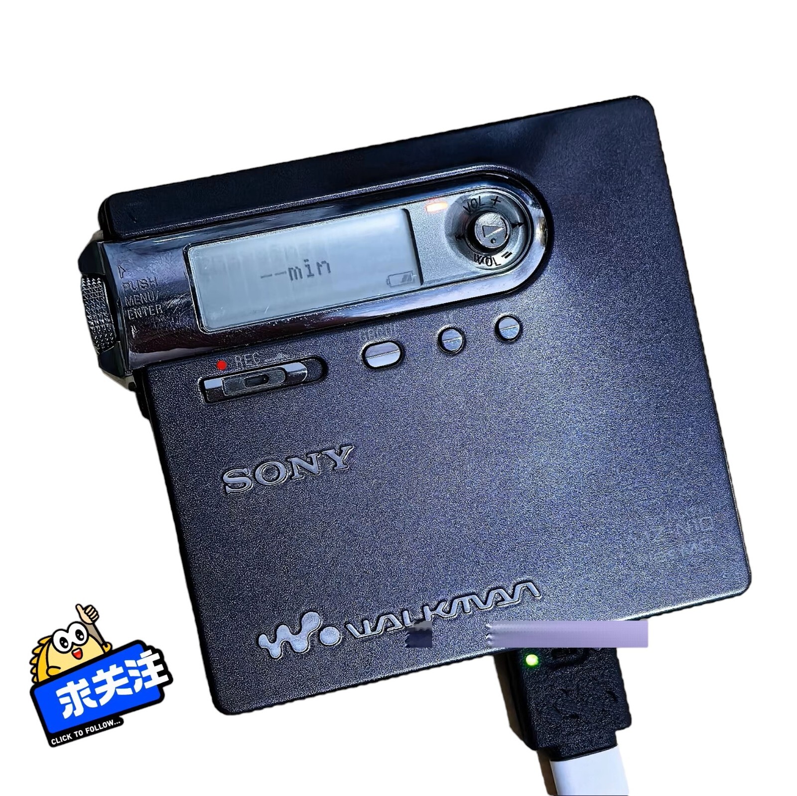 USBC charging and data sync adapter For Sony MD MZ-N10 MZ-NH1 NH3D DH10P