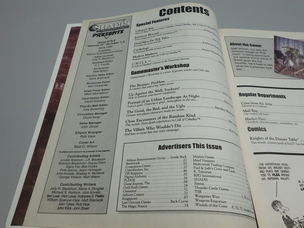 Shadis Magazine: Issue # 19.5