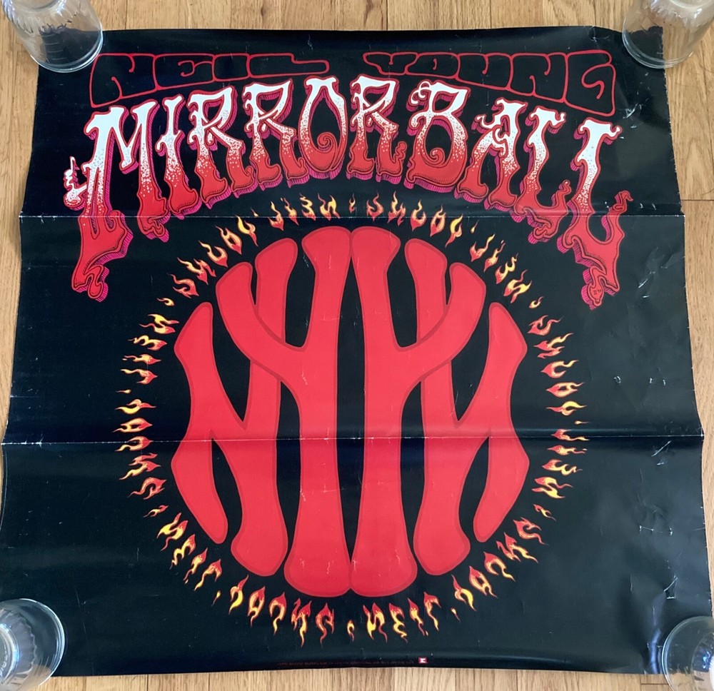 Neil Young Mirrorball 1995 Promotional Poster