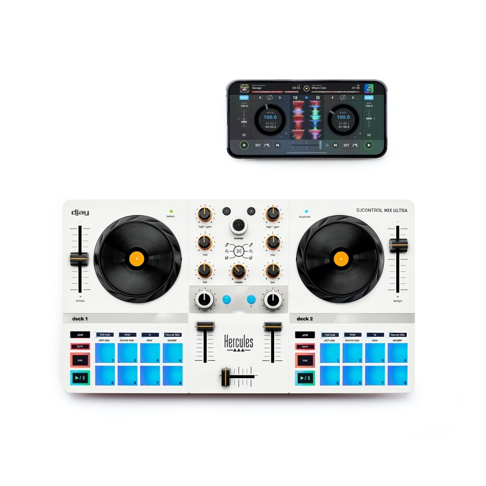 Hercules DJ Control Mix Ultra Battery-powered DJ Controller