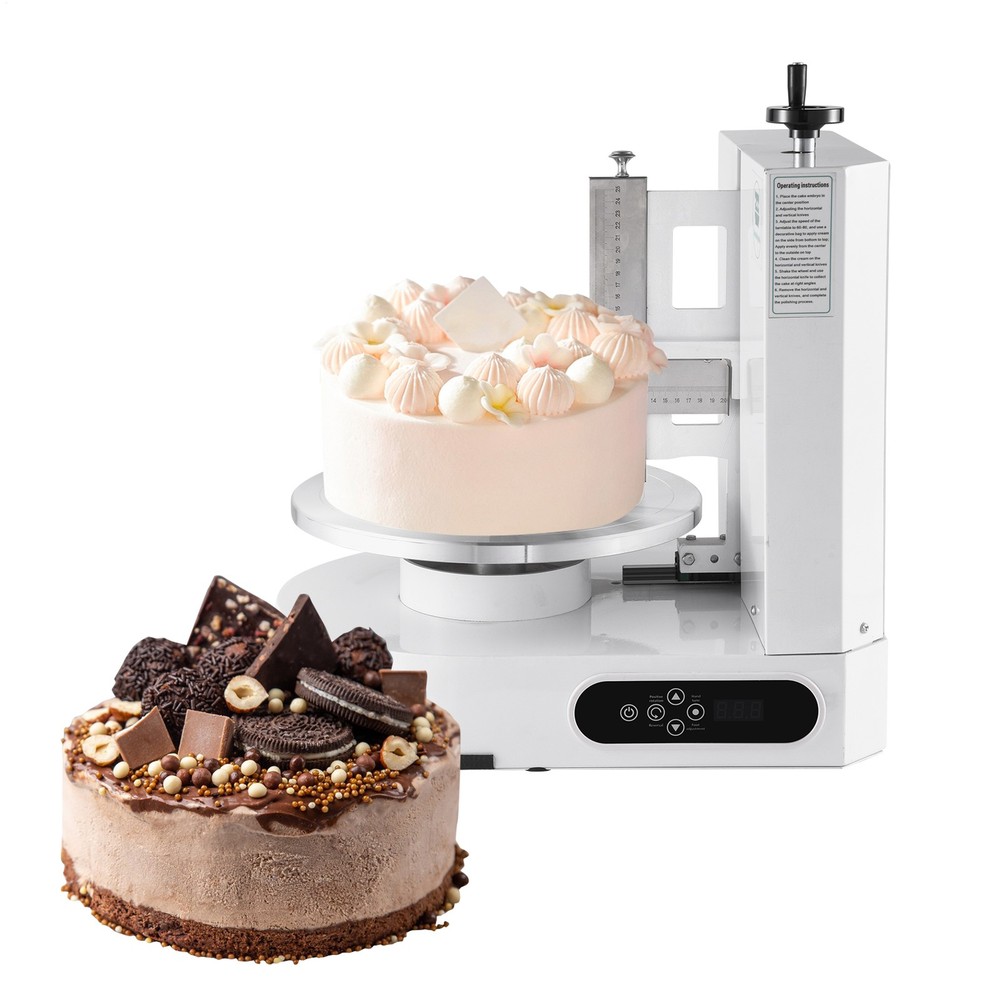 Automatic Cake Cream Spreading Coating Smearing Machine 110V Decorating Spreader