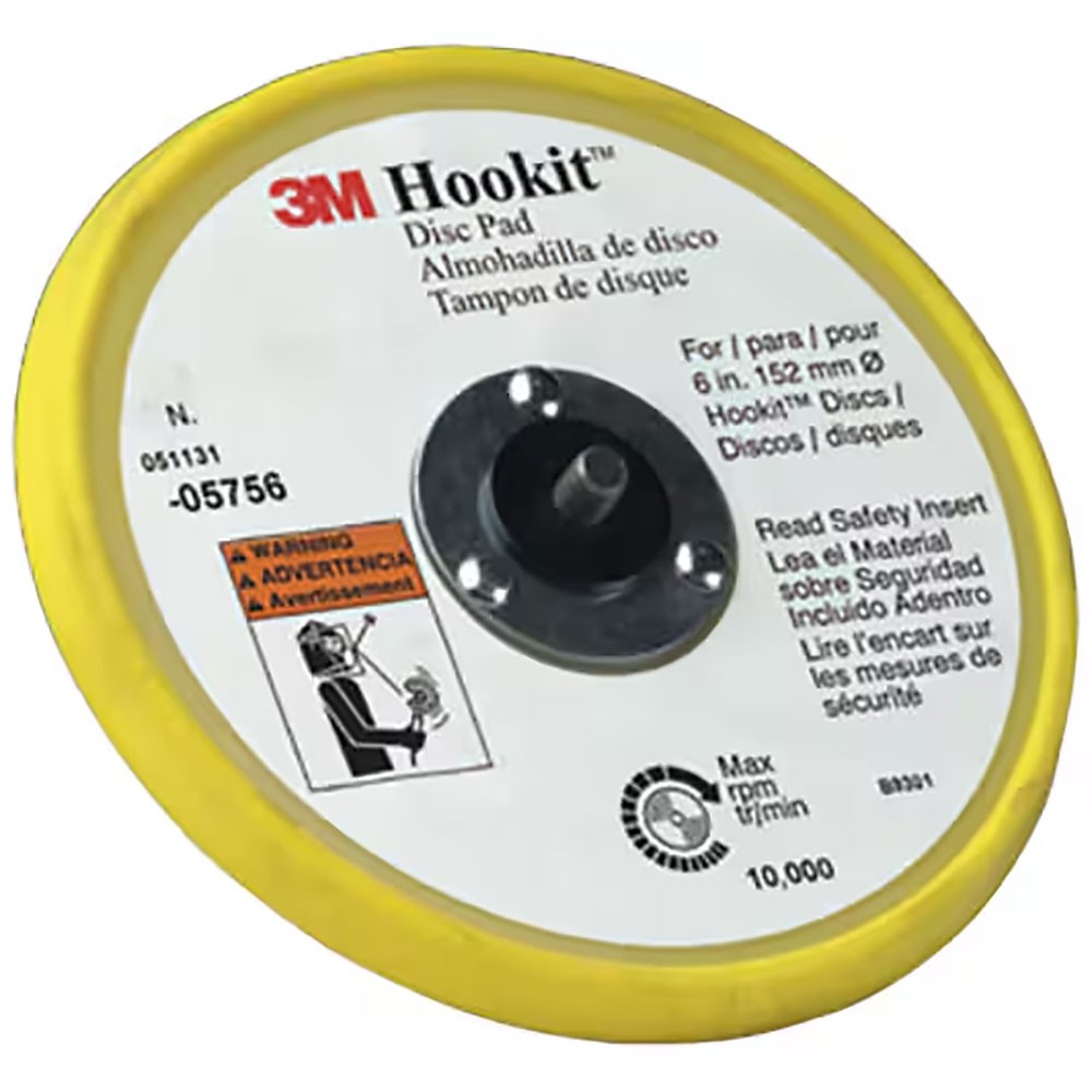 3M HOOK IT LOW PROFILE DISC PAD 6IN MMM-5756