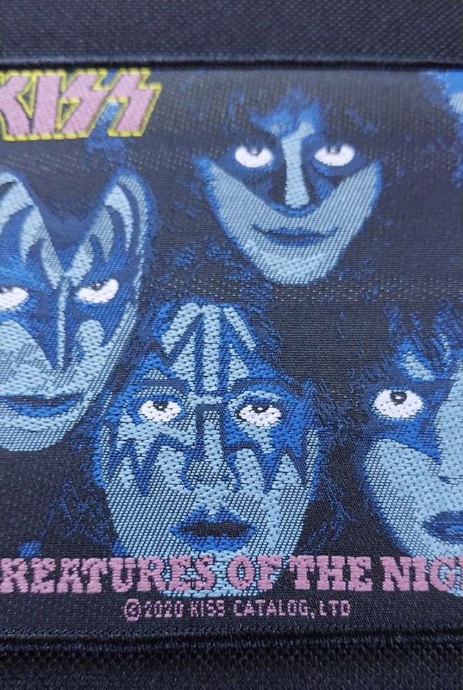 Licensed ~ CREATURES OF THE NIGHT ~ KISS ~ Sew On Band Battle Jacket PATCH