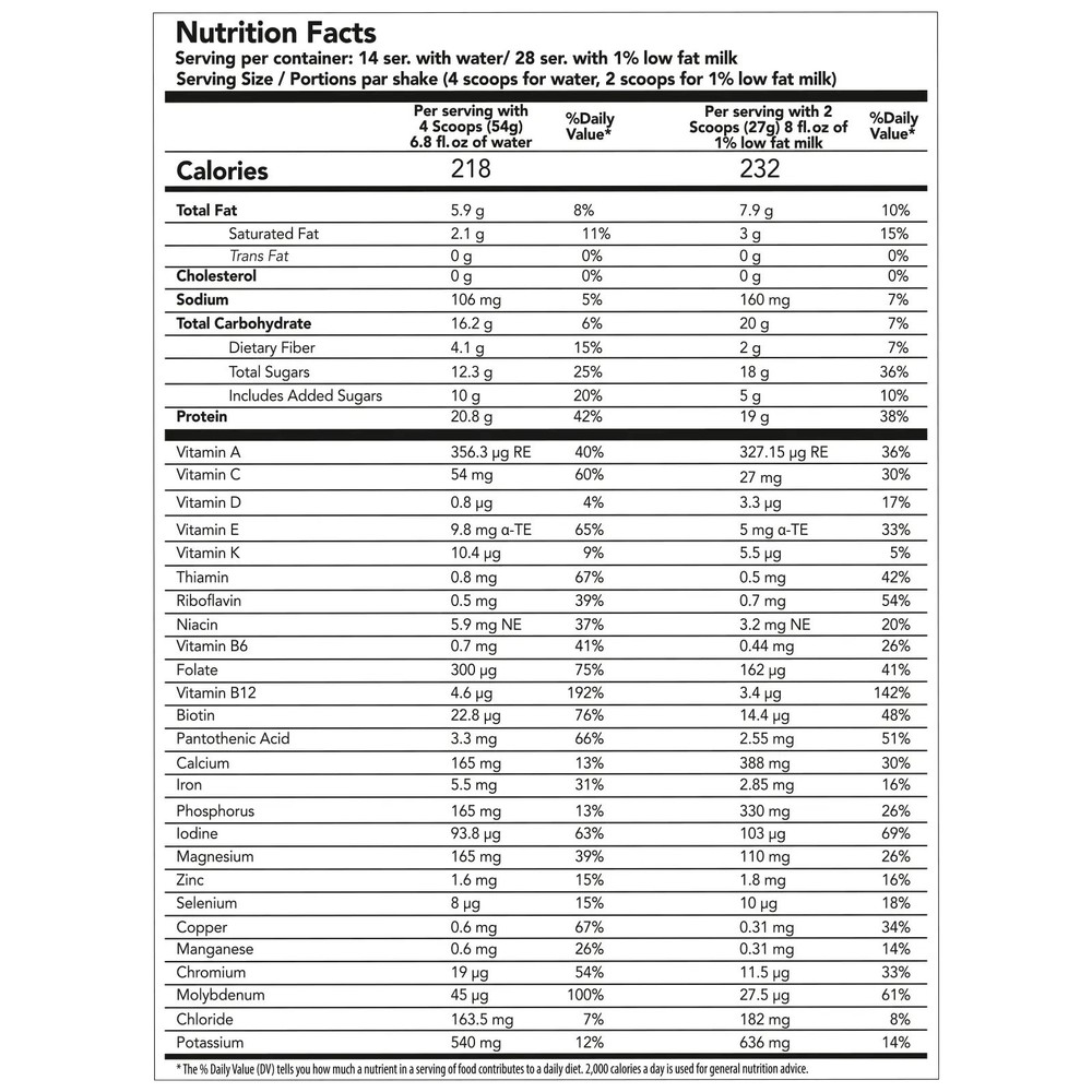 FARMASI New Nutriplus Meal Replacement Shake Cookie Crunch