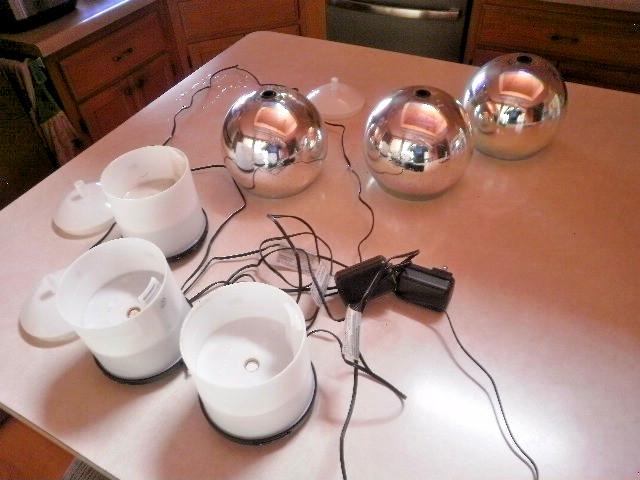 Starburst Globe MISTER LAMP plus oils. x3