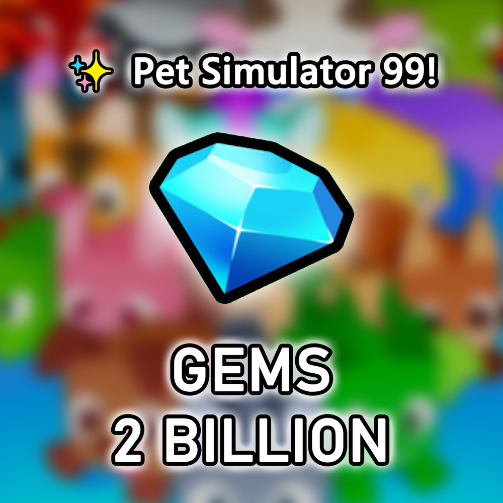 ✨Pet Sim 99✨2B✨✨Gems✨PS99✨ PS99 Diamonds