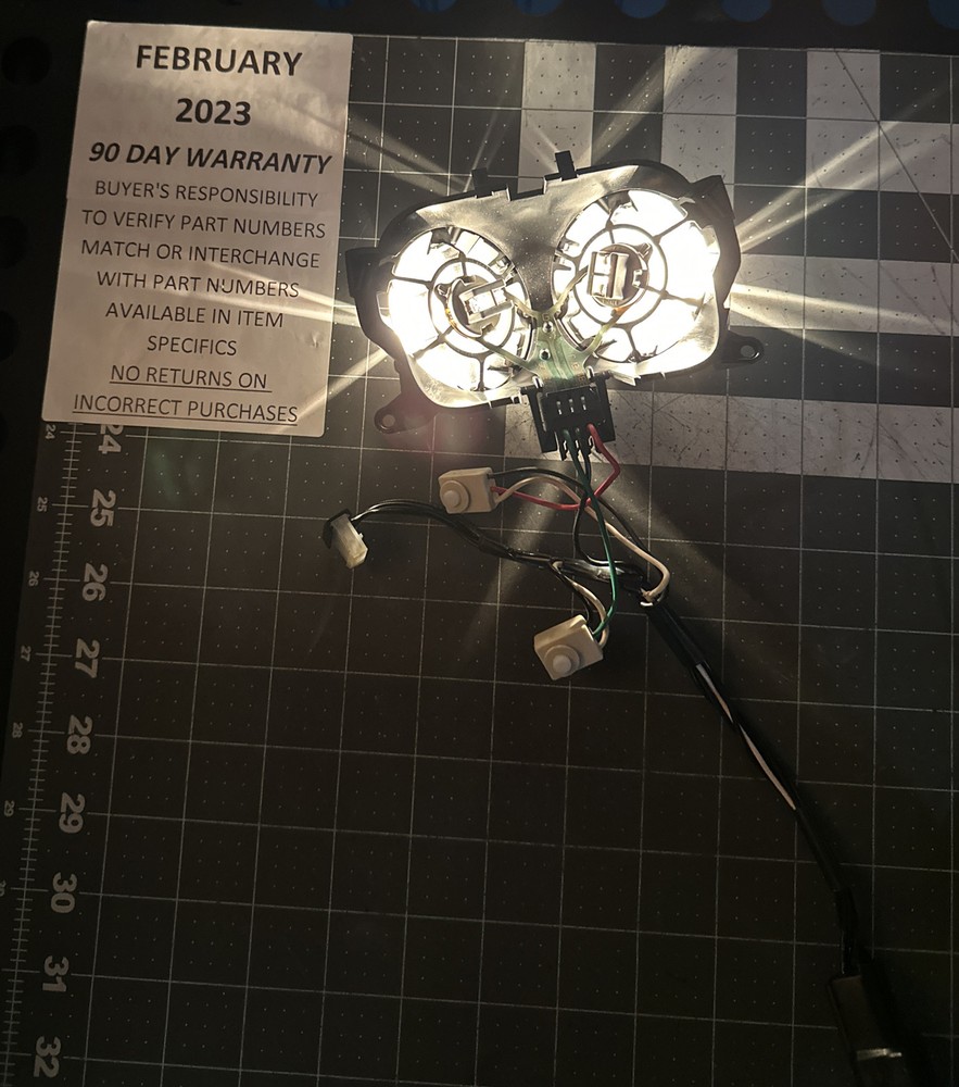 1995 2001 Explorer Mountaineer Overhead Console Map Light Assembly With Harness