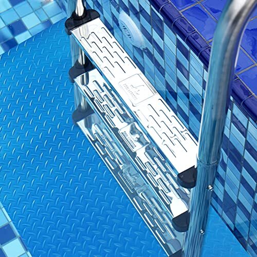 Protecitve Pool Ladder Mat For Above Ground Pools Stairs, Steps, & Ladder