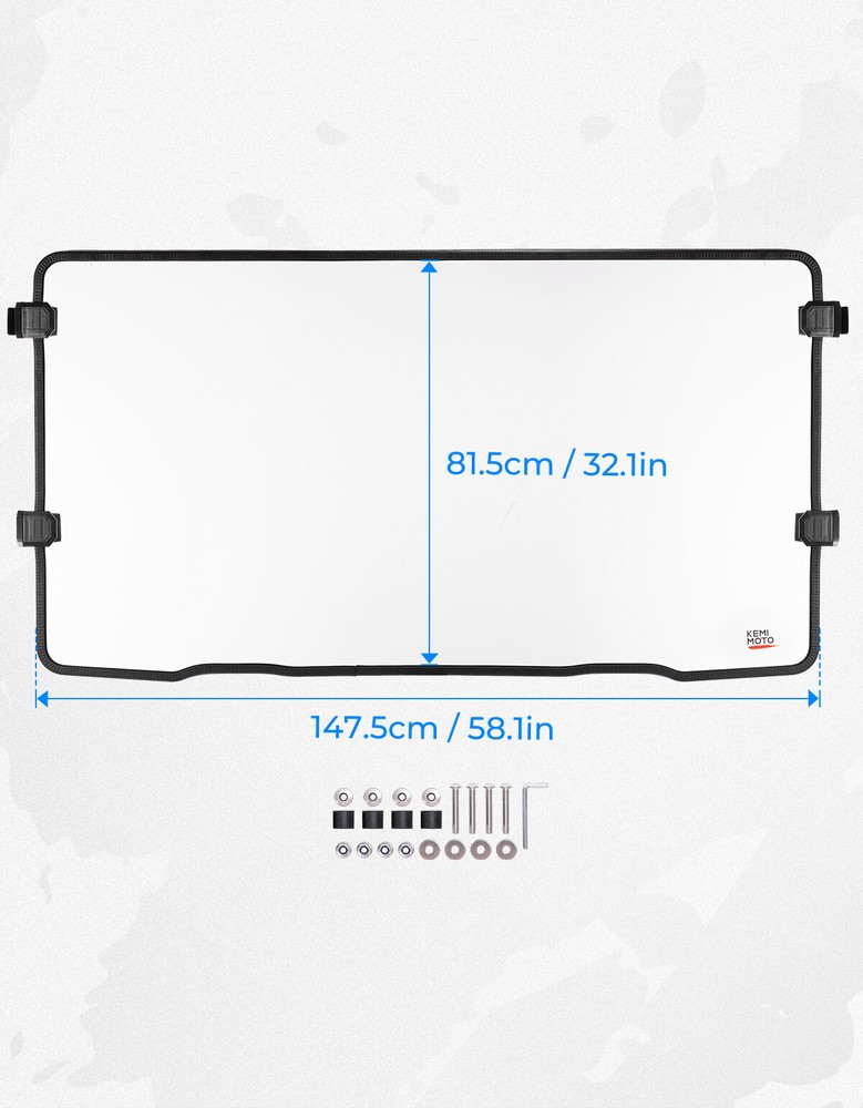 UTV Front Full Windshield Scratch-Resistant for CFMOTO UFORCE 1000/XL 2019-2026