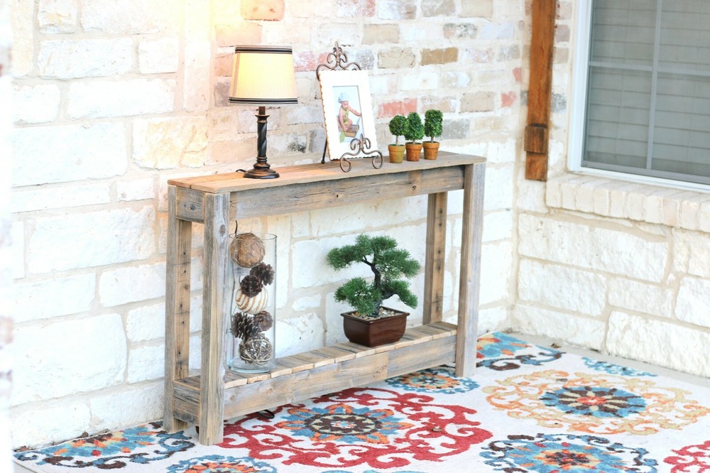 Rustic Entry Way Table 46''