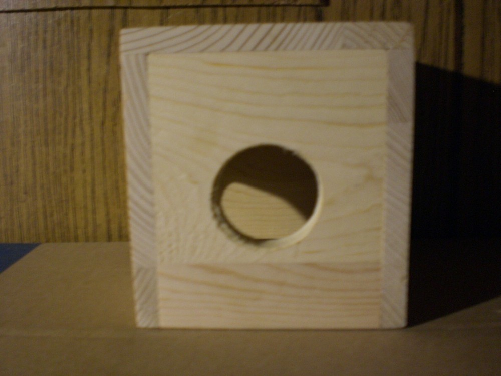 hamster hut made from pine