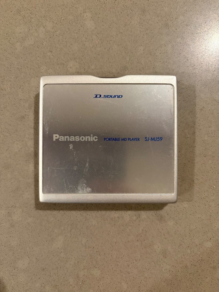 As-is Panasonic SJ-MJ59-S  MD Player (19341)