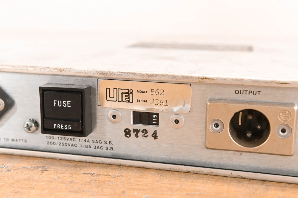 UREI Model 562 Feedback Supressor CG01VYD