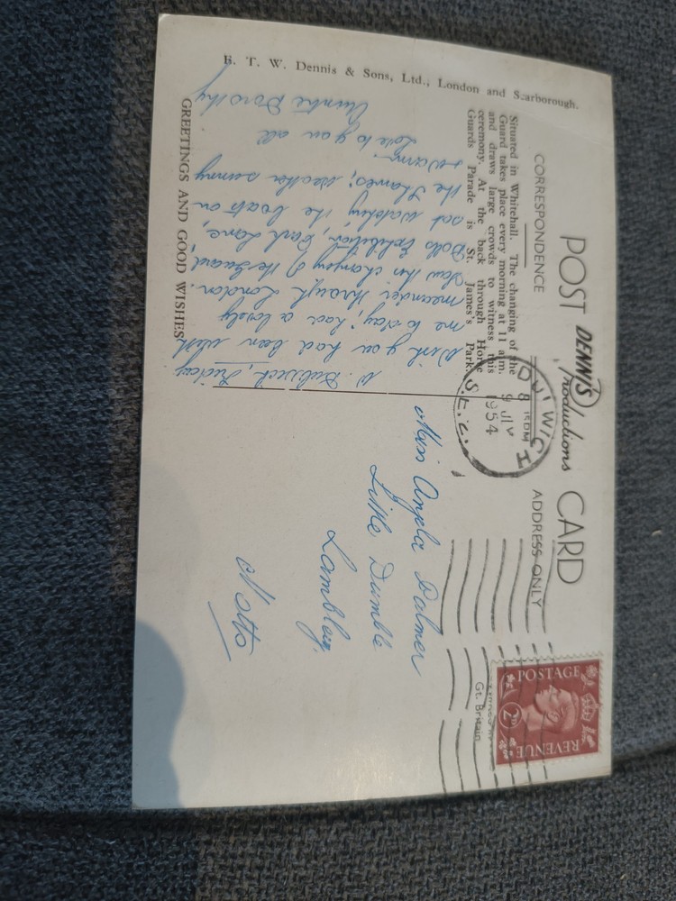 Horse Guards London Postcard