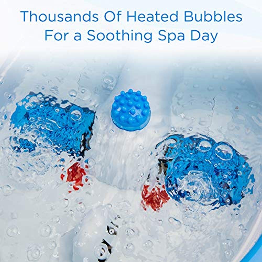 Ivation Multifunction Foot Spa – Heated Bath with Vibration, Rollers, Bubble Mas