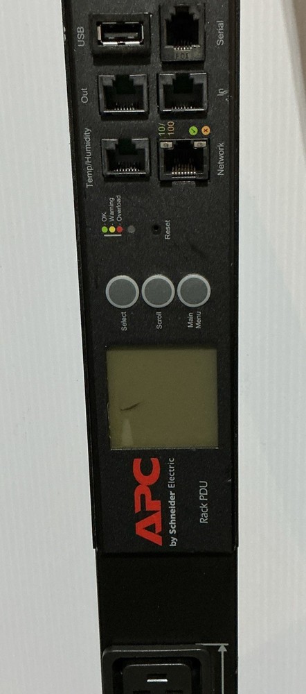 APC AP8961 SWITCHED RACK PDU 2G SERVER RACKS POWER C13, C19, VERTICAL MOUNT