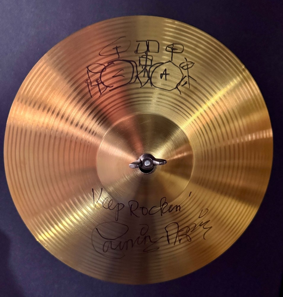 Carmine Appice Autographed Cymbal