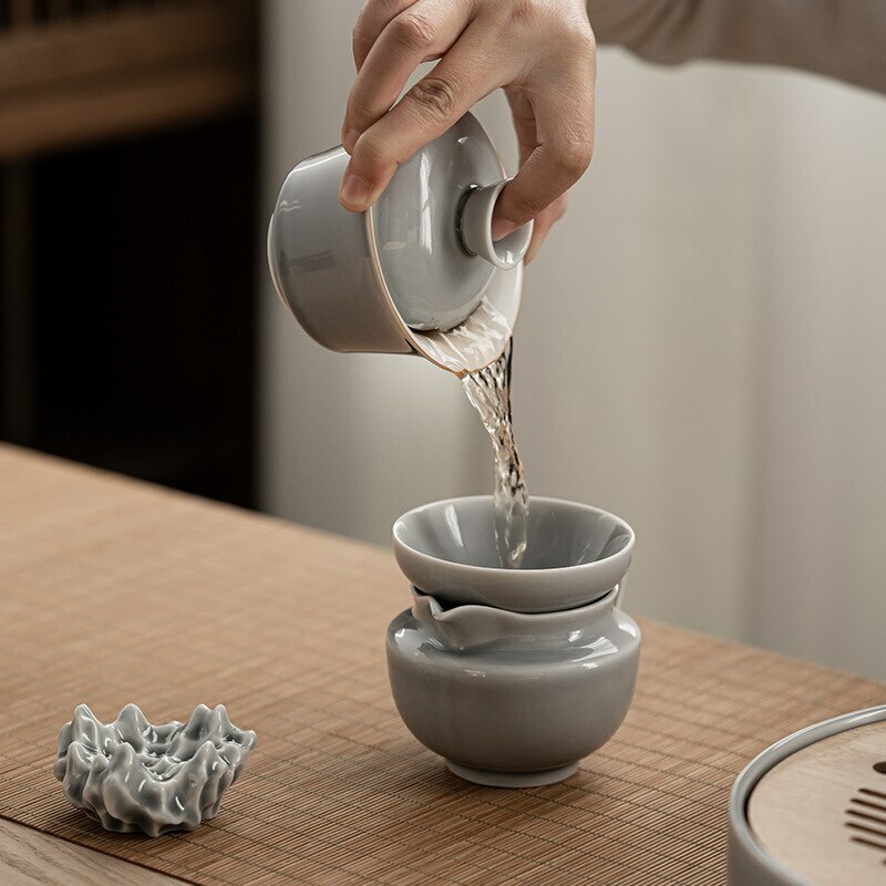 3.1inch China Ceramic Filter Tea Funnel Tea Filter Tea Strainer Tea Compartment