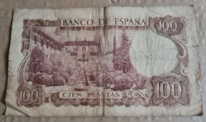 5 x 100 Pesetas Notes 1970 - All Circulated