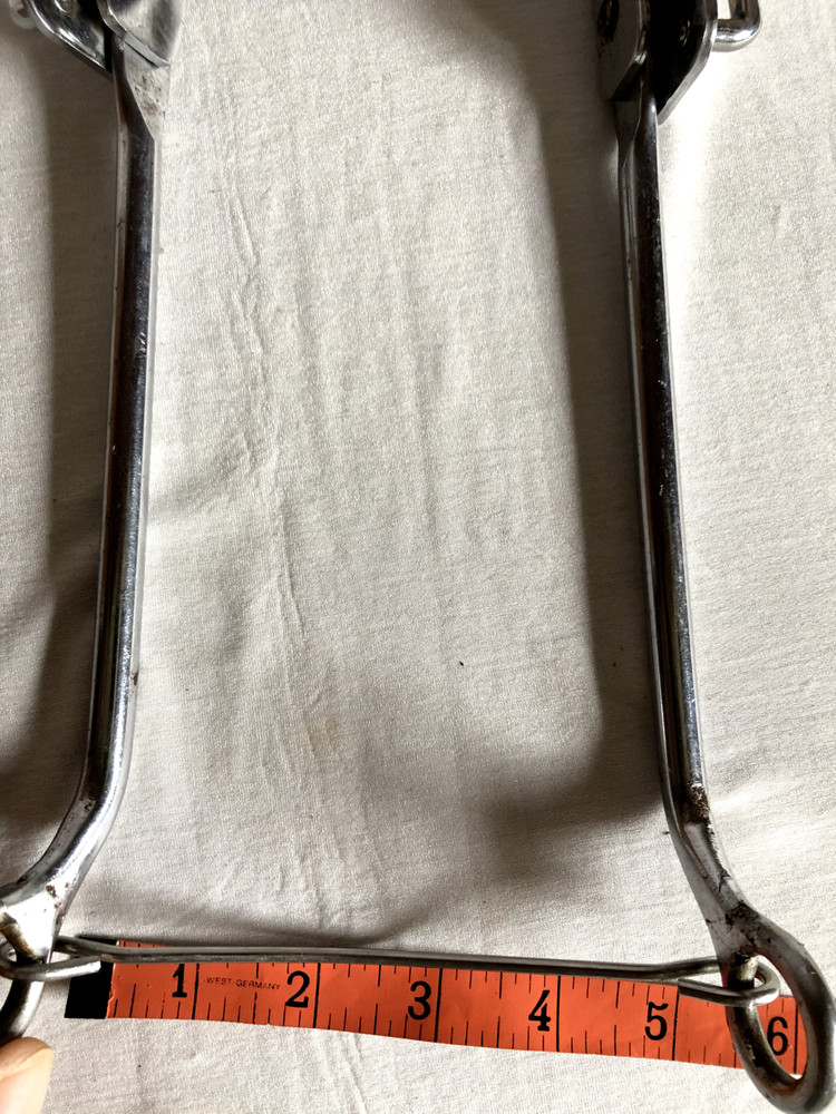 Vintage Partrade Mechanical Hackamore Bit Braided Leather Nose