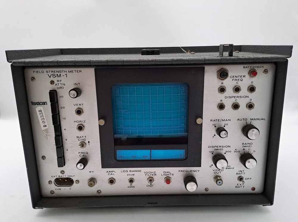 Jerrold Texscan Field Strength Meter Spectrum Analyzer Model VSM-1