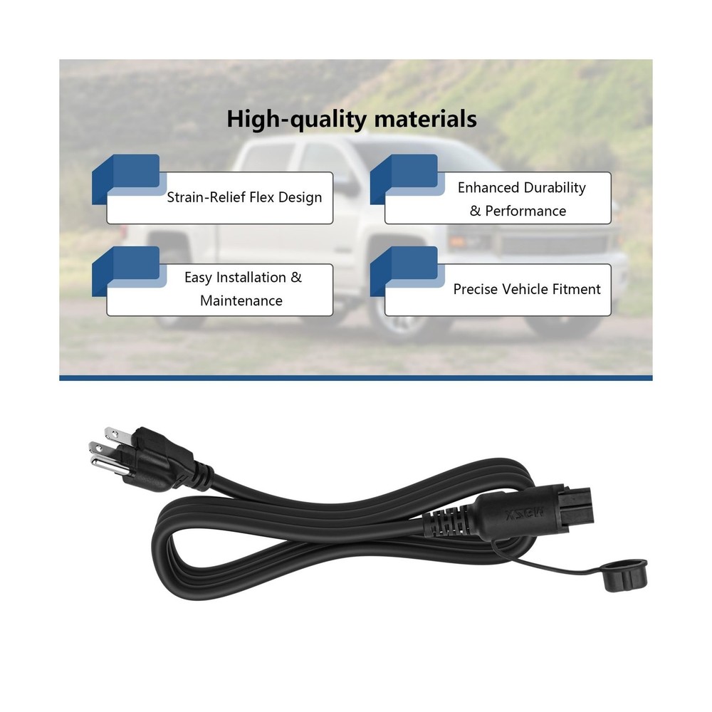 84564686 Block Heater Cable，Engine Coolant Heater Cable Compatible with C