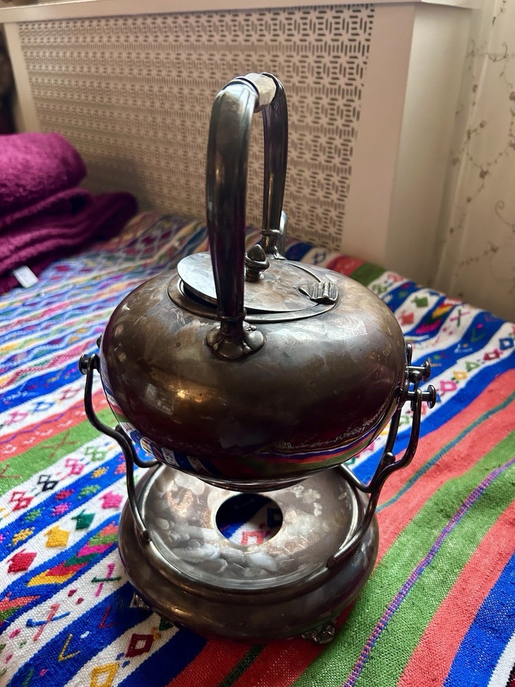 Antique Kettle With Burner