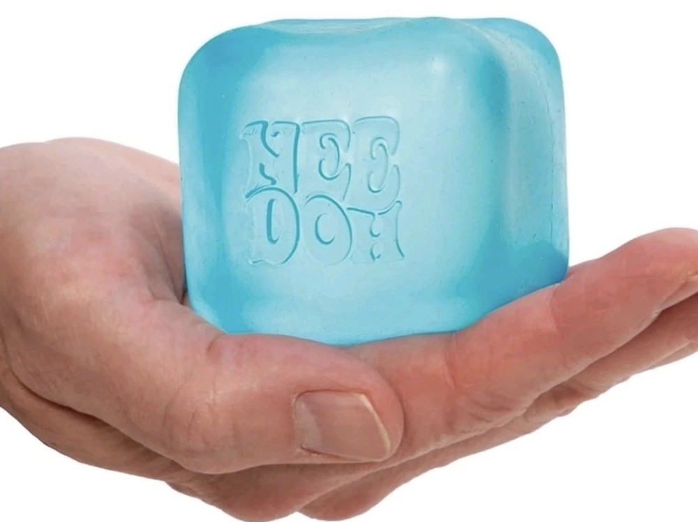 Nee Doh Nice Cube - Super Solid Squish! (Blue) -✨️ BRAND NEW & FAST SHIPPING!✨️