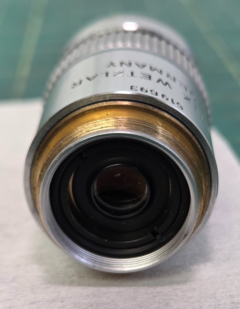 Leitz Microscope Objectives PL Fluotar 50x/1.00 Oel - 160/-