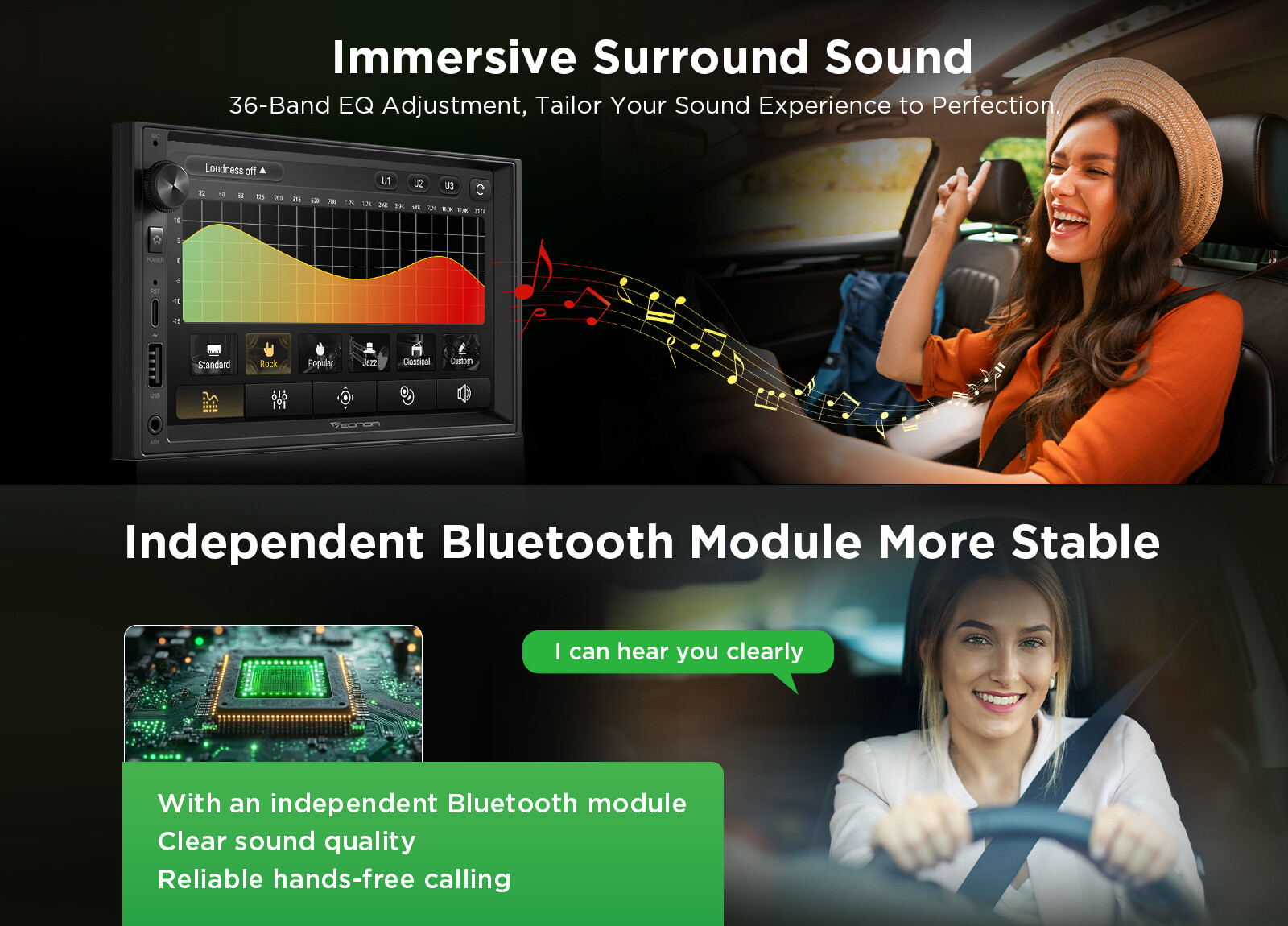 Android 13 Car Radio Stereo Bluetooth Double 2 Din 7" IPS Apple CarPlay FM Audio